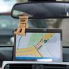 Magnetic Figurine Shaking Wooden Man Car Dashboard Office Desktop Decoration Ornament Handmade Shaking Feet Wooden Doll