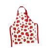 Popular Strawberry Print Kitchen Apron For Children Cooking Baking Classroom Art Craft Activity Party Gathering Fun Game