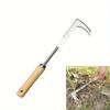 1pc Durable Stainless Steel Manual Weeder Tool with Gears - Perfect for Efficient Road Maintenance & Weeding, 30.0cm Handle, Ideal for Cracks