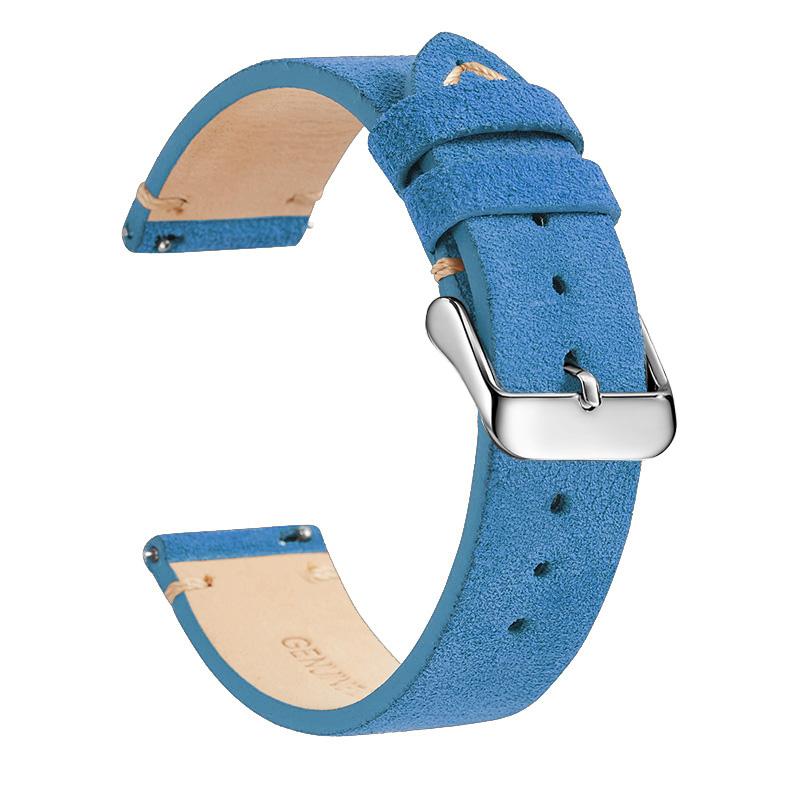 Elegantes Echtleder-Uhrenarmband, Schnellverschluss 14mm/16m/18mm/20mm/22mm Uhrenarmbänder, für Samsung, Seiko, Oris, Citizen Uhr