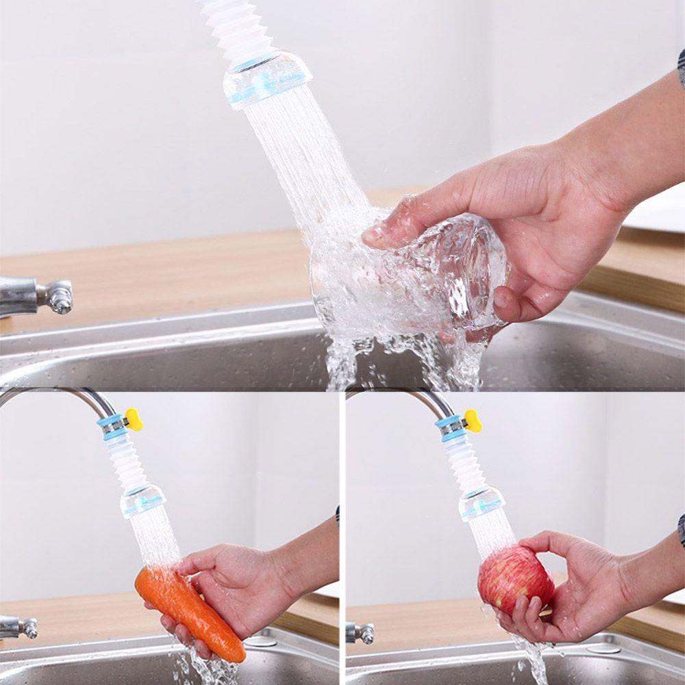 Shower Adjustable Flexible Tap Head Kitchen Faucet Water Filter Splash-Proof