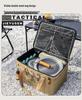 Portable Camping Gear Storage Bag with Anti-Collision Protection for Cookware, Tableware, Gas Canisters, and Accessories