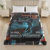 Coperta in Flanella con Stampa Led Zeppelin Morbida e Leggera Coperta Plaid in Peluche per Letto Divano Uso Domestico