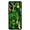Christmas Cover For Realme GT7 GT 7 7T Case Black Silicone Cases for Realme GT 7T Cartoon Santa Claus Christmas Tree Back Cover