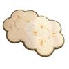 Irregular Cloud Faux Cashmere Water-Absorbing Doormat - Cute Cartoon Design for Bathroom & Kitchen.