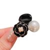 1 PC Retro Camellia Side Bangs Hair Clip, Sweet Hair Accessory Mini Hair Clip for Princess Style, Holiday Gift