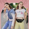 Bauchtaschen für Damen und Herren, Gürteltasche, modische Hüfttaschen, leichte Umhängetaschen, Bauchtasche zum Laufen, Wandern, Reisen, Workout