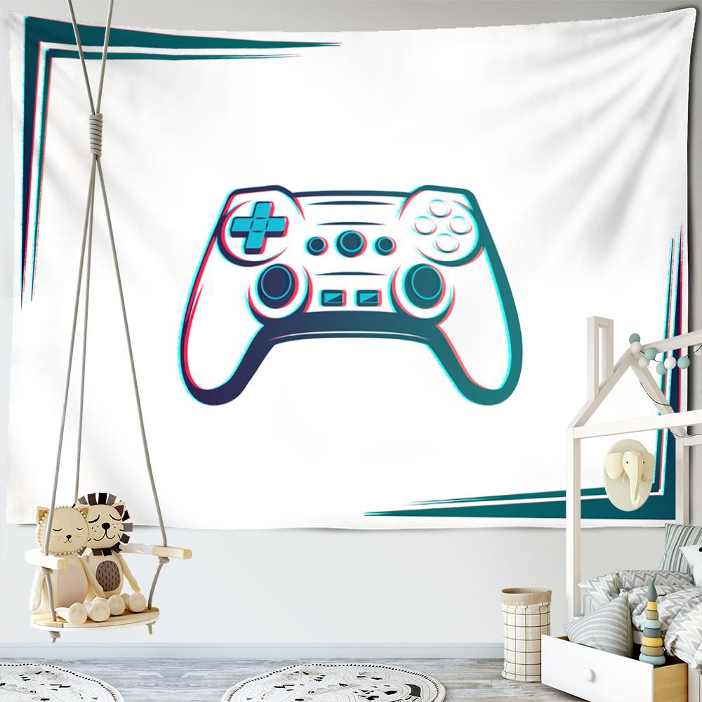 Game Console Pattern Tapestry Hippie Tapiz Art Background Cloth Bohemian Style Wall Hanging Room Decor