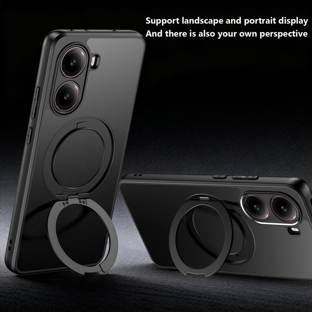 For Xaiomi POCO X8 Pro Max Case Hard With Ring Stand Magnetic MagSafe Protective Back Cover Case For POCO X8 X7 Pro Phone Shell