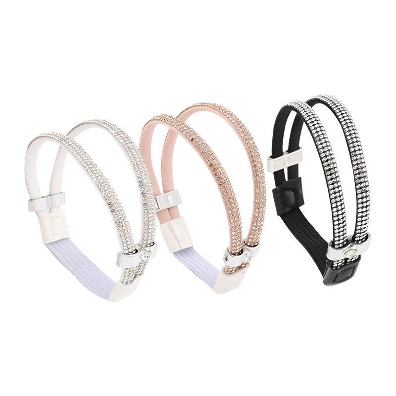 Damen Anti-Rutsch Schnür-High-Heel-Sandalen mit elastischen, verstellbaren, schnürlosen Riemen