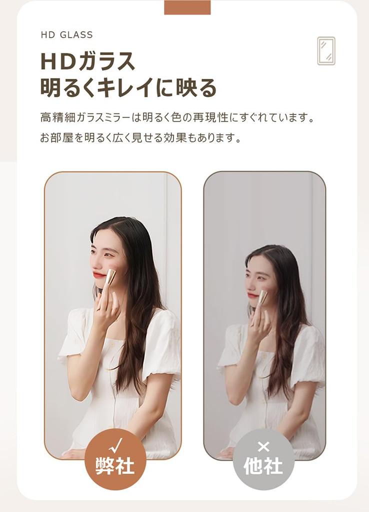 OSJ Entrance Hanger Storage Rotating Selfie Wall Hanging Slim Instagrammable Full-length Mirror, Stylish, Rack, Stand, DIY, Mirror, Mirror, Mirror,