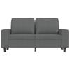 Vidaxl 2-Seater Sofa, Dark Grey, 120 Cm, Upholstered In Fabric