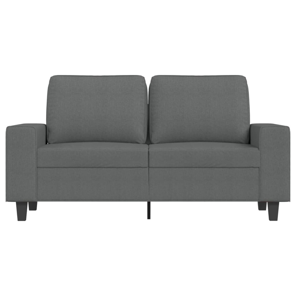 Vidaxl 2-Seater Sofa, Dark Grey, 120 Cm, Upholstered In Fabric