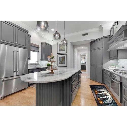 Halloween Scene Crystal Velvet Entrance Door Mat Non-Slip And Dirt-Resistant Easy To Take Care Of Universal Floor Mat