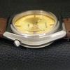 JAPAN VINTAGE CITIZEN AUTOMATIC 8200 MENS GOLDEN COLOR DIAL WATCH a702748-1 R210-a702748