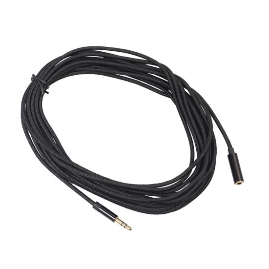 Cavo di Estensione Audio 3,5mm Stereo Portatile in Lega di Alluminio Maschio a Femmina Cavo di Estensione per Cuffie