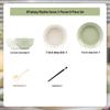 Modranka Cream Ceramic Dinnerware Set