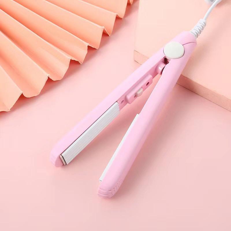 Hair Straightener Curling Iron Mini Ironing Board Hairdressing Tool Straight Curling Dual-Purpose Straightening Board Plywood