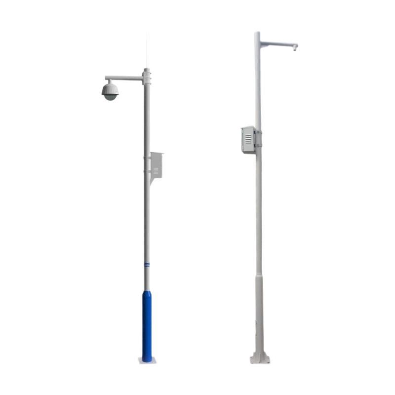 Wind-Resistant Hot-Dip Galvanized Anti-Corrosion Community Security Monitoring Pole