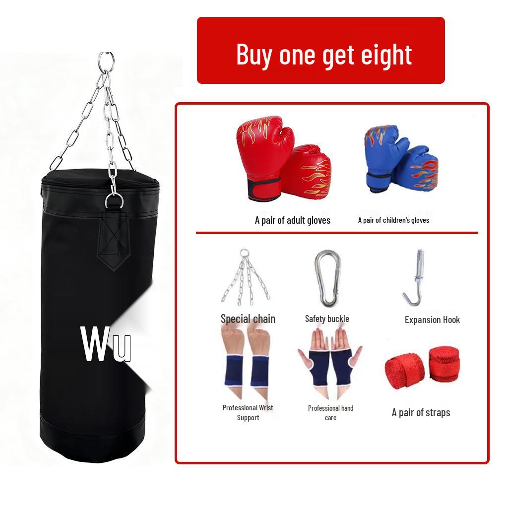 Hanging Oxford Cloth Canvas Punching Bag for Adults - Thickened for Gym and Sanda Training