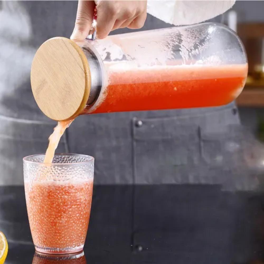 1.0L/1.2L/1.6L Acrylic Transparent Pitcher with Handle Juice Jug Teapot Water Bottle  Kitchen