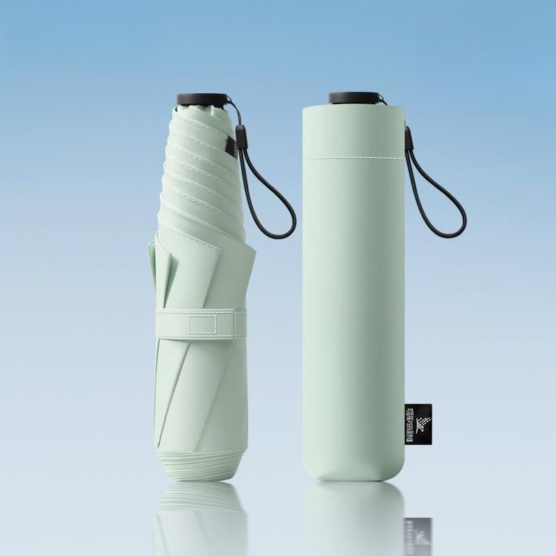 

Ультралегкий Портативный Защитный от Ультрафиолета Зонт Защищающий от Солнца Складной Ручной Зонт Двойного Использования для Солнечной и Дождливой Погоды 6-спицевой Зонт metal-fiber composite&6K зелёный