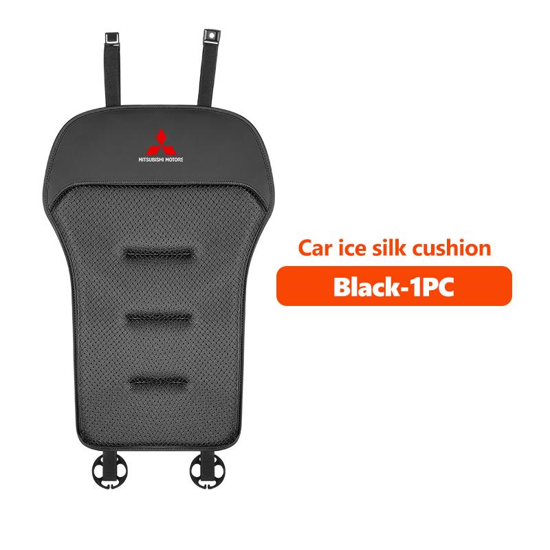 sdbf9 For Mitsubishi Car Seat Cover Ice Silk Seat Waist Cushion Covers Auto Seats Protection Pad Outlander Lancer Cross Colt Xpander