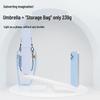 Custom Ultralight Sun & Rain Umbrella, Manual 3-Fold 6-Rib Parasol