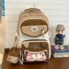 Schoolbag Wholesale Cute Cat Junior High School Student Large Capacity Schoolbag High Value Student Backpack College Girl Pain Bag Baby Bag