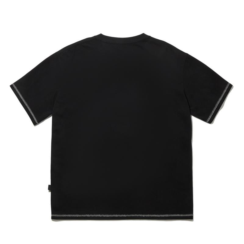 Li Ning All Things Have Spirit Series Loose Cool Short Sleeve T-Shirt Unisex Tops Black AHSW909-3