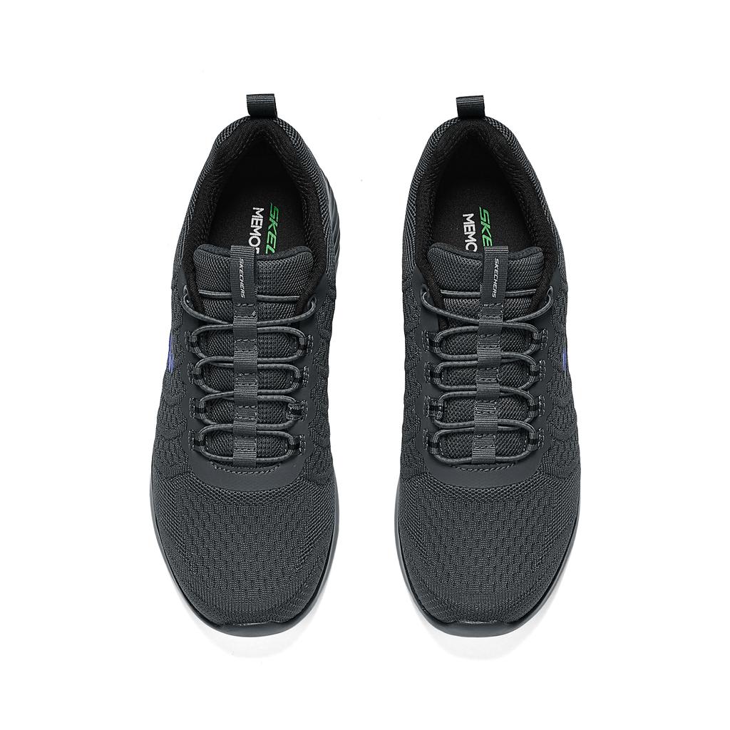 Skechers Bounder Sports Fashion Versatile Summer Breathable Lightweight Running Shoes Low-Top Men Sneaker Gray Black 8790305-CCBK
