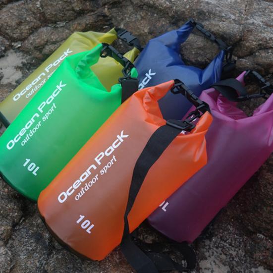 2/5/10/15/20L Rafting Bag Foldable High Capacity Leak-proof PVC Waterproof Dry Bag Pack Sack