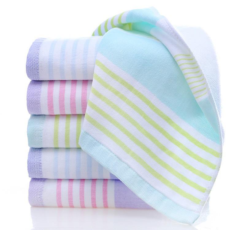 Pure Cotton Baby Saliva Towel: Soft, Cute, Solid Color Gauze Square for Infants