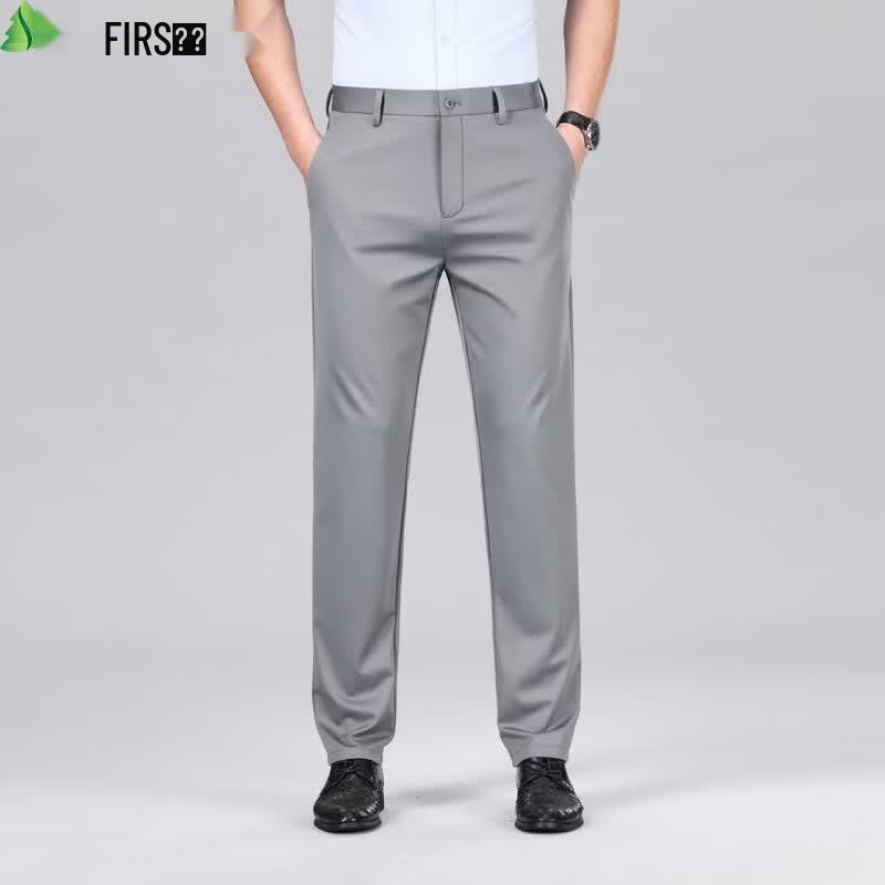 FIRS Men s Lightweight Stretch Straight-Leg Casual Pants 34