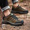 Autumn Large Size Men's Thick-soled Wear-resistant Low-top Travel Off-road Casual Hiking Shoes