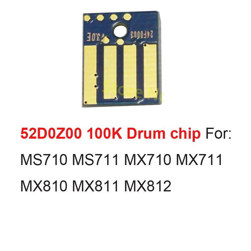 5x Univeral Toner Cartridge Chip for Lexmark MX310 MX410 MX510 MX610 MS310 MS410 MS510 MS610 MS711 MS811 MS812 MX711 MX811 MX812