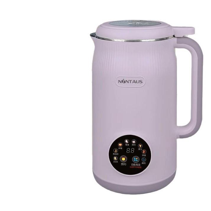 Jin Zheng Automatic Silent Soy Milk Maker: Multifunctional, No-Residue, Filter-Free Cleaning, and Insulated.