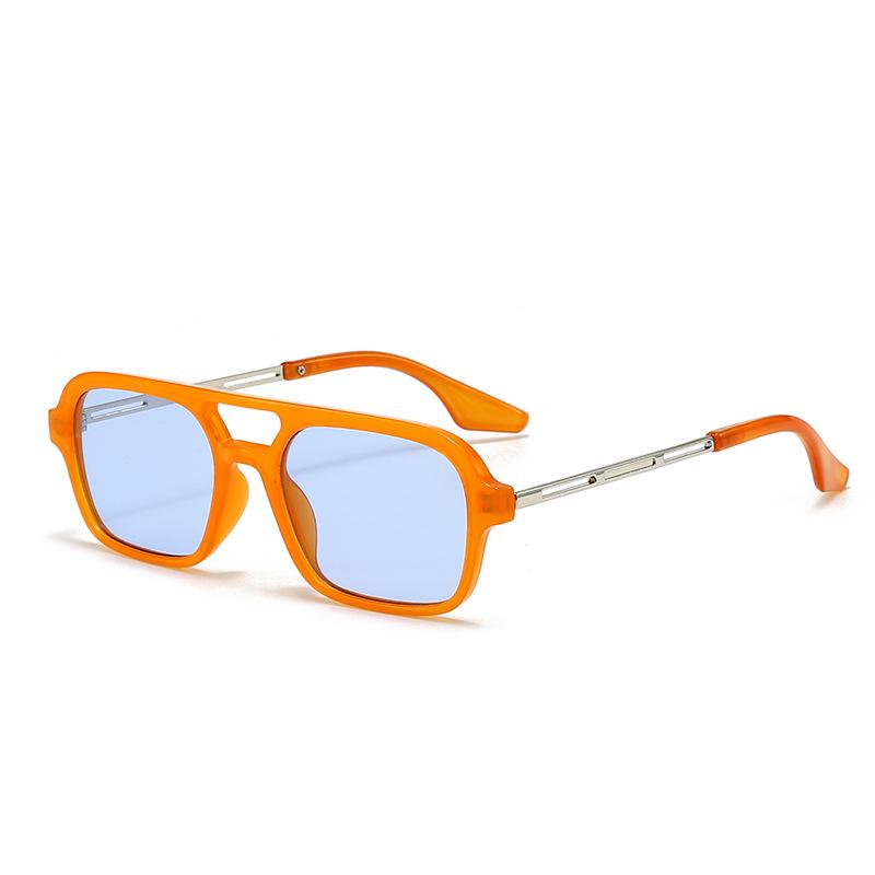 Vintage Metal Frame Square Sunglasses For Women Men Brand Black Rectangle Cool Sunglasses Polygon Sun Glasses For Male Female