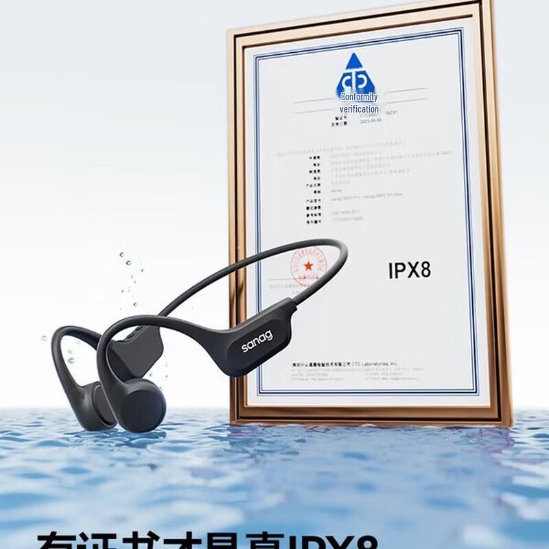 SANAG Open-Ear Bone Conduction Bluetooth Headphones