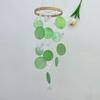 Hanging Moon Wind Chimes Natural Shells Decor Unique Crisp Sound For Home Garden Patio Balcony Outdoor
