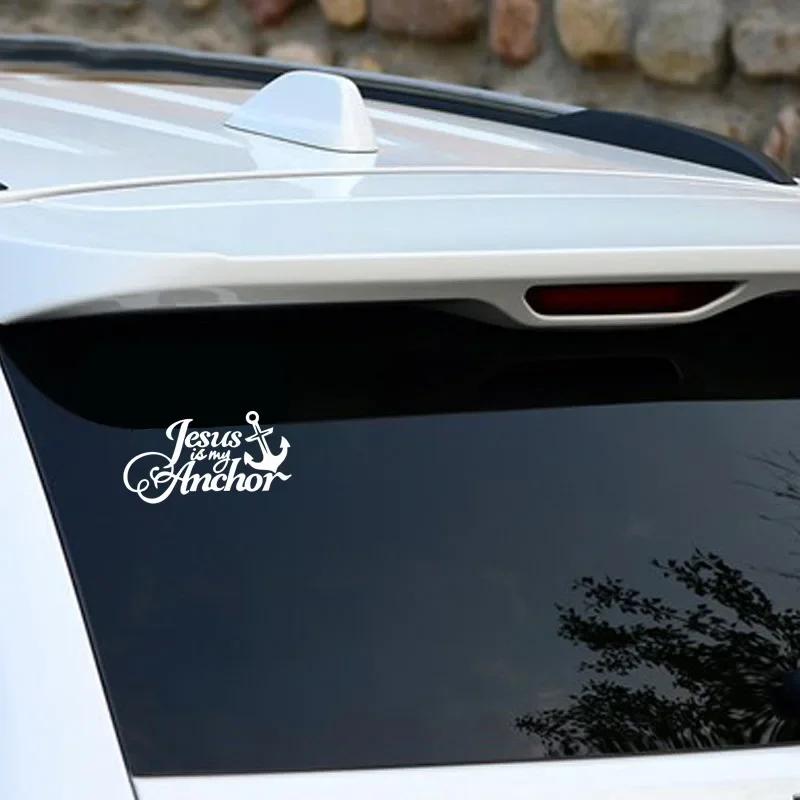 Jesus Cross Faith Christian Car Sticker Auto Body Bumper Windows Motorcycle Laptop Walls Vinyl Film Decal Car Tuning Accessories