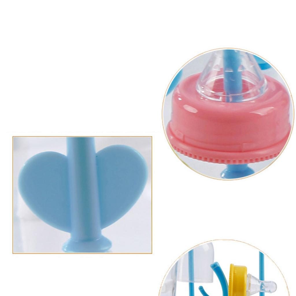 1 Set Baby Bottle Drying Rack PP Solid Baby Feeding Accessories Organizer for Kitchen Countertop Baby Care Essentials