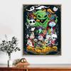 DIY Diamond Painting Halloween Skeleton Cross Stitch Kit Mosaic Art Diamond Painting Full Circle Diamond Home Decoration