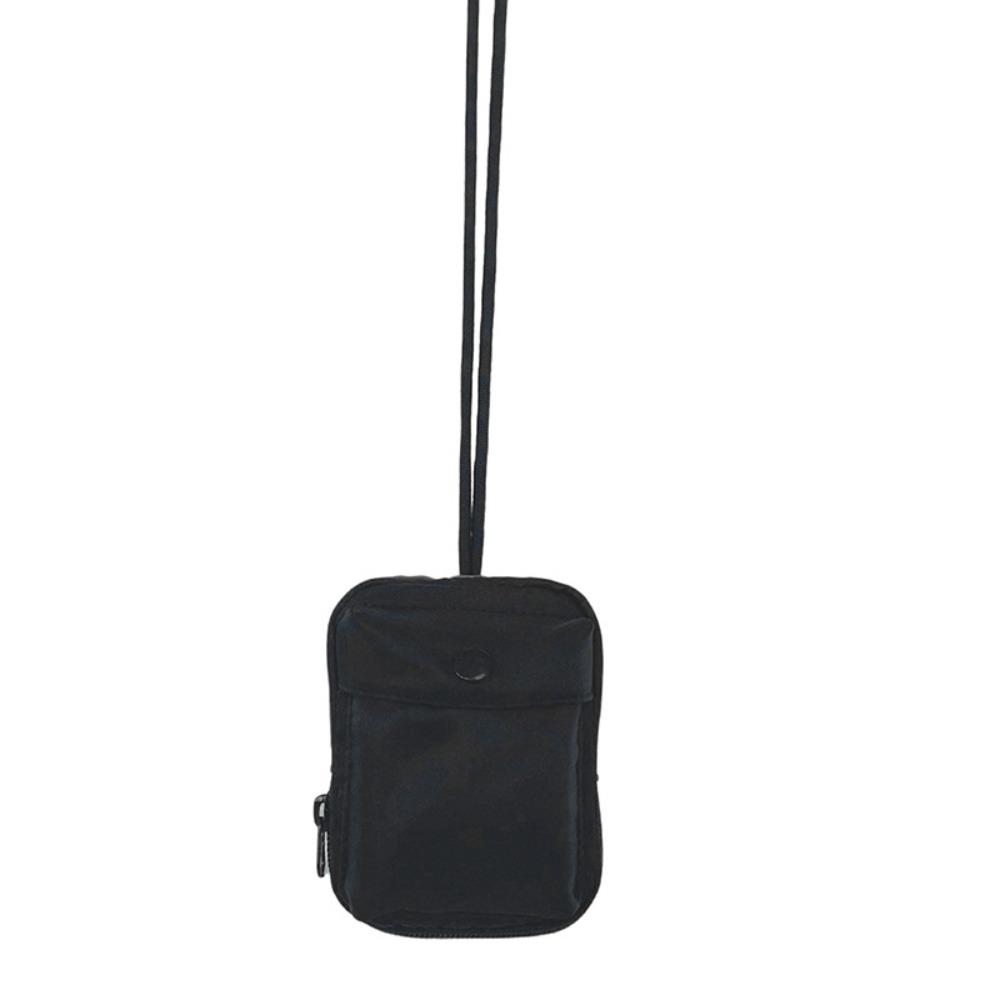 Casual Halter Coin Pouch Solid Color Crossbody Bags Small Lightweight Storage Bag Girl Boy