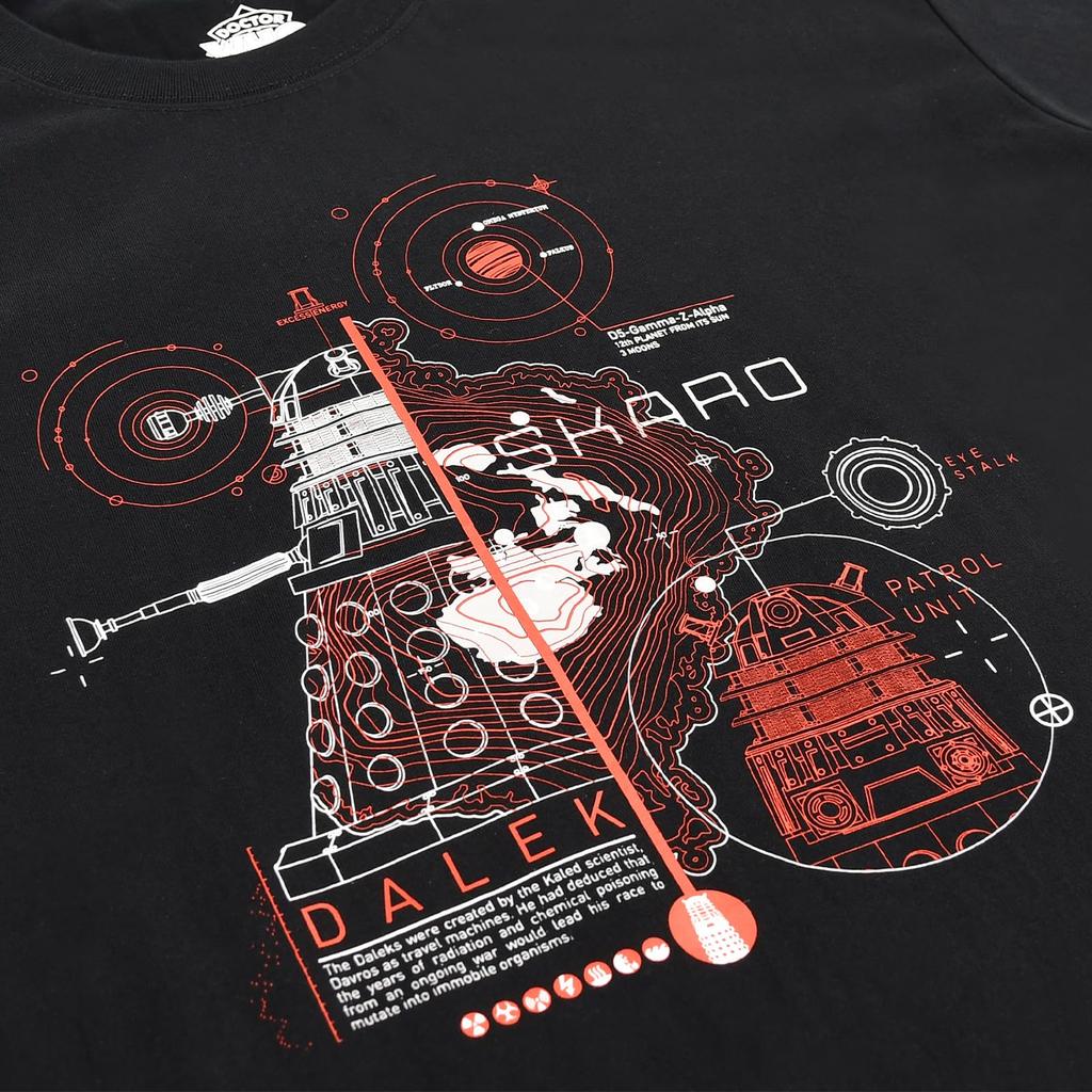 FANTHFUL Doctor Who [Dalek] FP001DW2023 T-shirt Black Size L