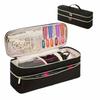 Double-Layer Hair Styling Tools Organizer Expandable Curling Iron Storage Bag  Home Storage
