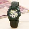 Bestseller Doppel-Lagen Nylon Geflochtenes Gürtel-Armbanduhr, Land-, See- und Luft-Imitation Militäruhr, Camouflage Militärgrün Uhr