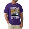 Vintage Car Marty Whatever Happens Don't Ever Go to 2020 T Shirt Harajuku Short Sleeve T-shirt 100% Cotton Graphics Tshirt Tops