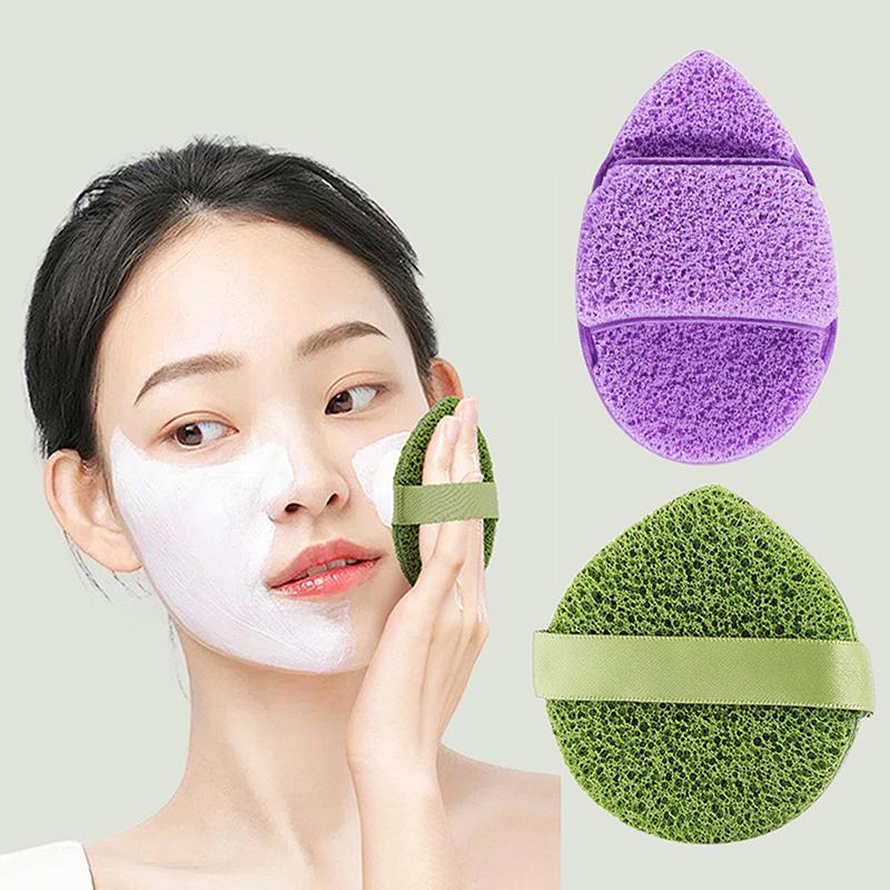 3Pcs Cleansing Face Puff Soft Skin-Friendly Fast Foaming Deep Clean Hygienic Facial Face Washing Sponges Facial Skin Care Tool3P