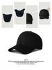 Weiße dominikanische Flagge Baseballkappe mit RD Herzstickerei Streetwear Lässiger Hut